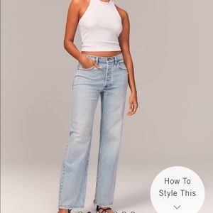 Abercrombie 90s low rise baggy